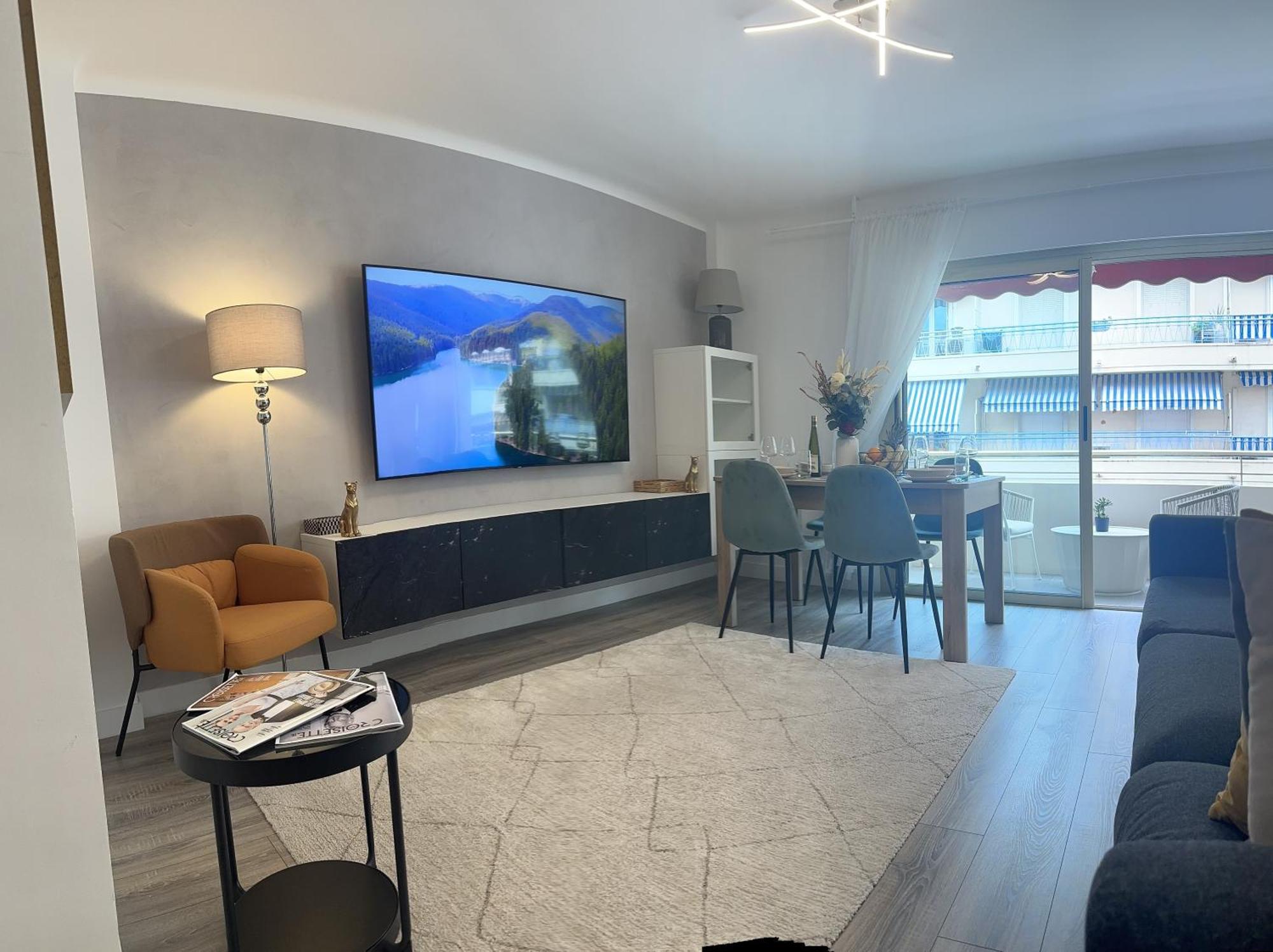 Apartamento T3appartement De Luxe Croisette En Face De La Martinez 80m2 Cannes